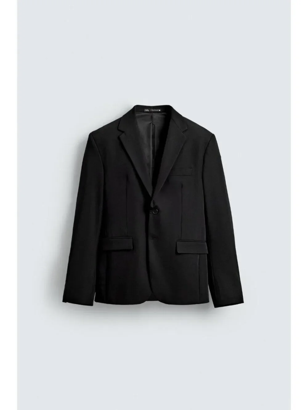 Zara Mens Blazer Suit Jacket sport coat EU 54 US 44 Black Comfort 4456/999 NWT